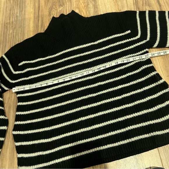 AllSaints Melody Merino Wool Blend Stripe Jumper Sweater - Picture 9 of 13